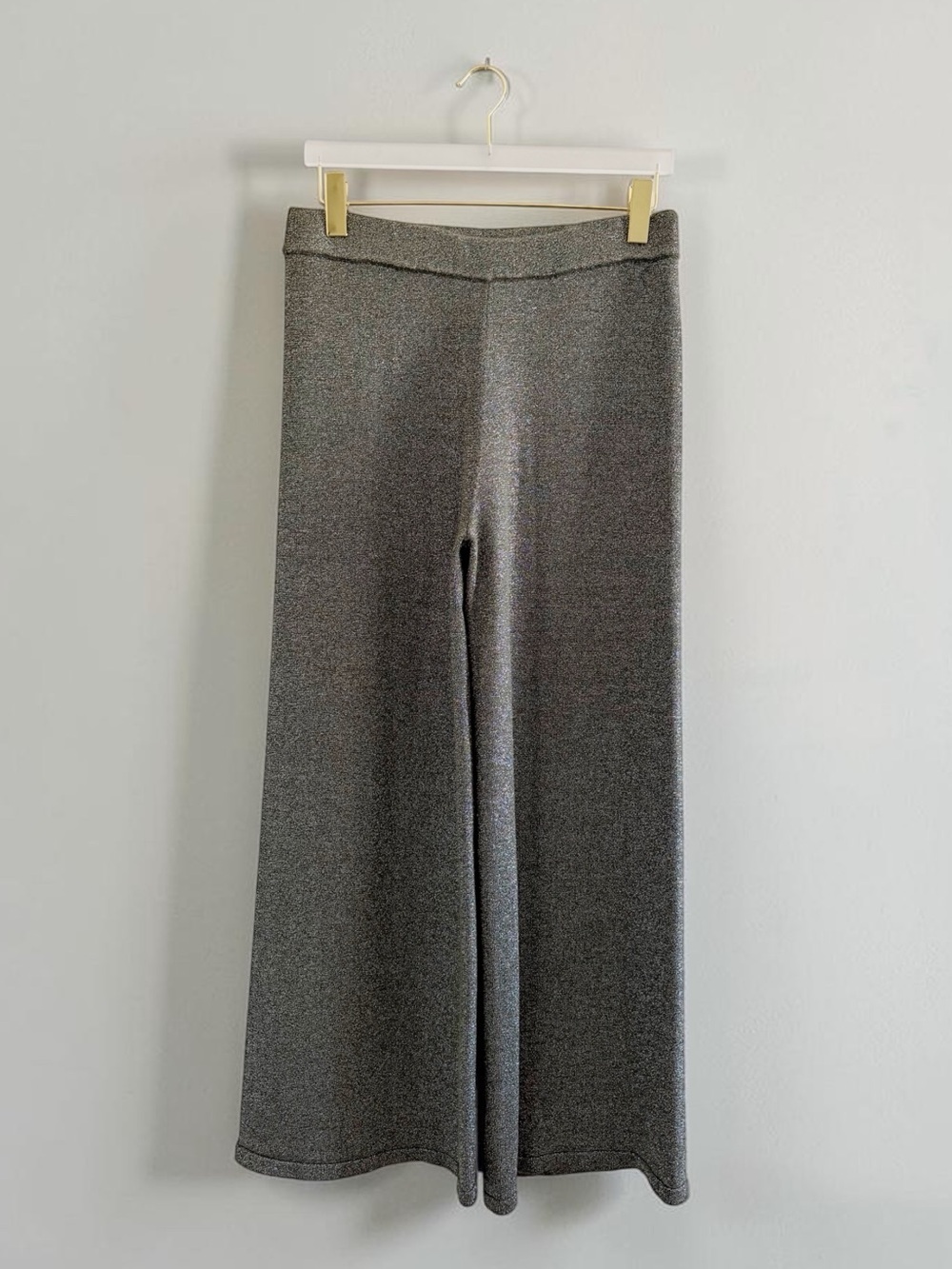 House of Harlow 1960 High Rise Sparkle Wide Leg Flare Pants Size L